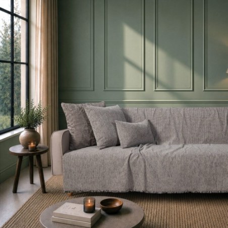 Ριχτάρι Teoran Utah 11 Grey - Τριθέσιο 180x300cm