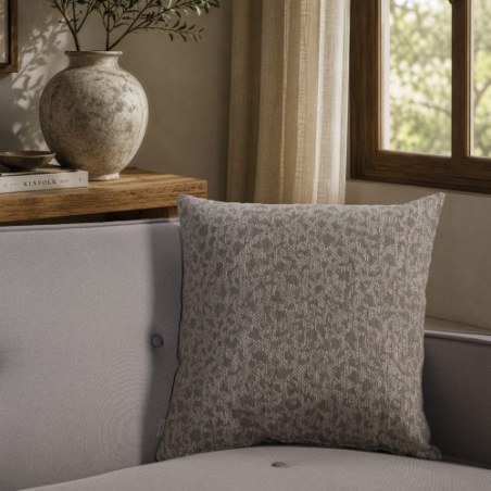 Μαξιλαροθήκη Teoran Pearland 15 Sage Taupe - 65x65cm δαπέδου με γέμιση