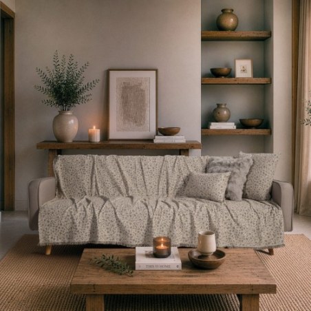 Ριχτάρι Teoran Pearland 07 Elephant - Τετραθέσιο 180x350cm