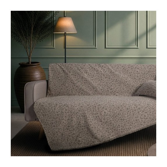 Ριχτάρι Teoran Pearland 15 Sage Taupe - Τετραθέσιο 180x350cm