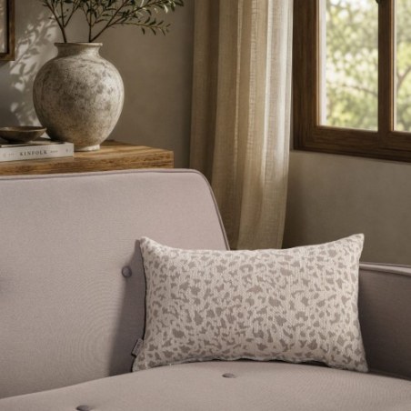 Μαξιλαροθήκη Teoran Pearland 01 Ivory - 65x65cm δαπέδου με γέμιση