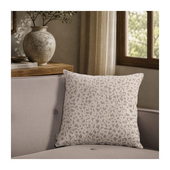 Μαξιλαροθήκη Teoran Pearland 01 Ivory - 50x50cm με γέμιση