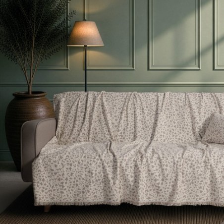 Ριχτάρι Teoran Pearland 01 Ivory - Τριθέσιο 180x300cm