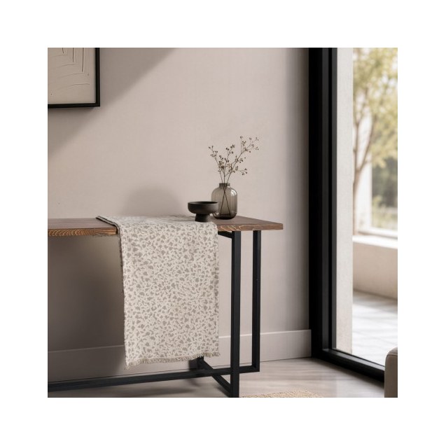 Τραβέρσα Teoran Pearland 01 Ivory - 45x180cm