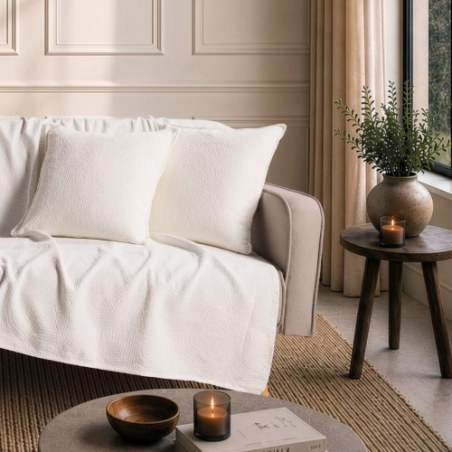 Ριχτάρι Teoran Bolton 01 Ivory - Τετραθέσιο 180x350cm