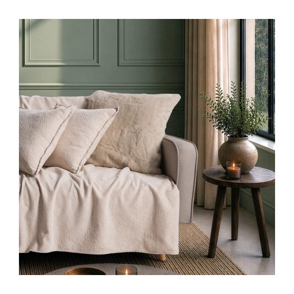 Ριχτάρι Teoran Bolton 02 Beige - Τριθέσιο 180x300cm