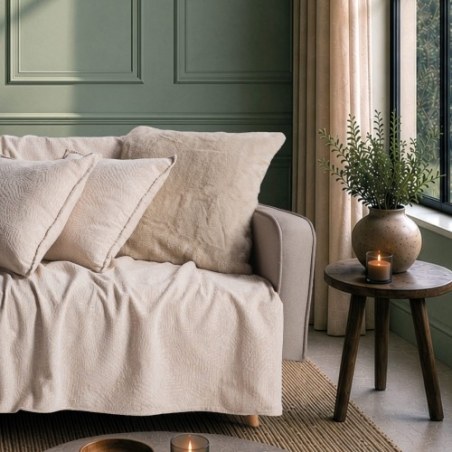 Ριχτάρι Teoran Bolton 02 Beige - Τετραθέσιο 180x350cm