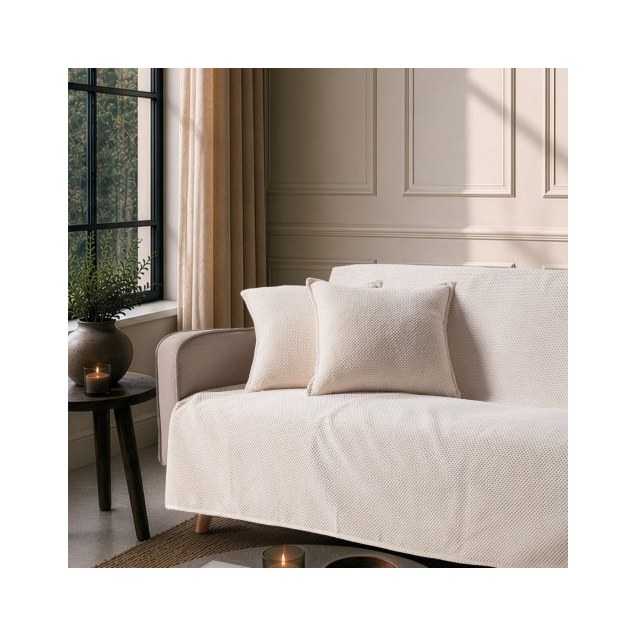 Μαξιλαροθήκη Teoran Αδιάβροχη Pearl 01 Ivory -...