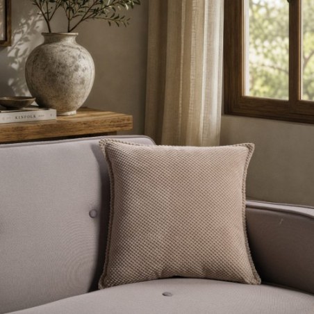 Μαξιλαροθήκη Teoran Αδιάβροχη Pearl 02 Beige - 45x45cm