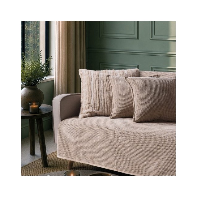 Μαξιλαροθήκη Teoran Αδιάβροχη Pearl 02 Beige -...