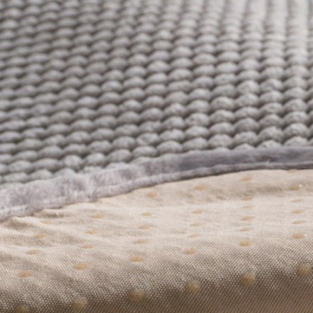 Ριχτάρι Teoran Αντιολισθητικό Αδιάβροχο Pearl 11 Grey - Μονοθέσιο 180x150cm
