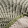 Ριχτάρι Teoran Αντιολισθητικό Αδιάβροχο Pearl 15 Sage Green - Μονοθέσιο 180x150cm