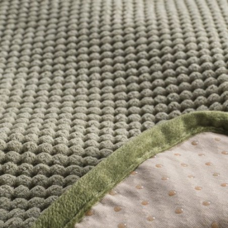 Ριχτάρι Teoran Αντιολισθητικό Αδιάβροχο Pearl 15 Sage Green - Τριθέσιο 180x300cm