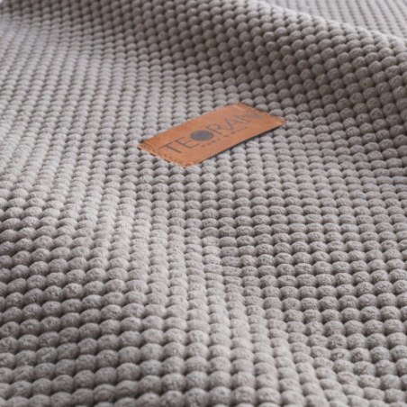 Μαξιλαροθήκη Teoran Αδιάβροχη Pearl 11 Grey - 45x45cm με γέμιση