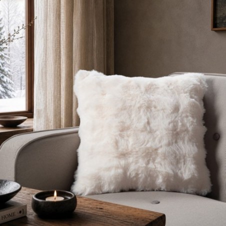Μαξιλαροθήκη Teoran Haaland 01 Ivory - 45x45cm