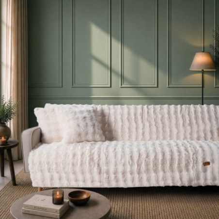 Ριχτάρι Teoran Αντιολισθητικό Haaland 01 Ivory - Μονοθέσιο 180x150cm