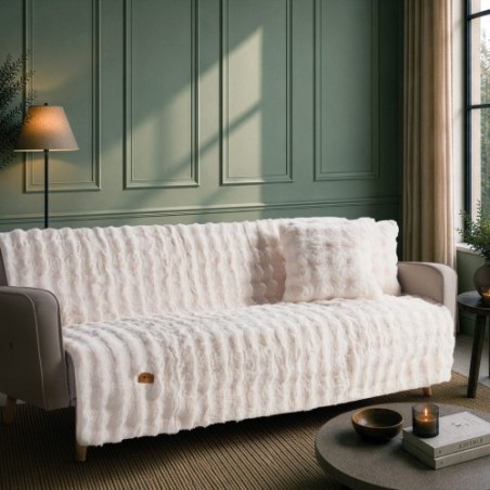 Ριχτάρι Teoran Αντιολισθητικό Haaland 01 Ivory - Μονοθέσιο 180x150cm
