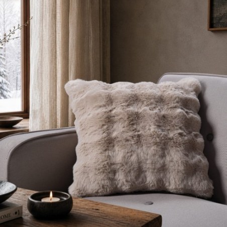 Μαξιλαροθήκη Teoran Haaland 02 Beige - 45x45cm