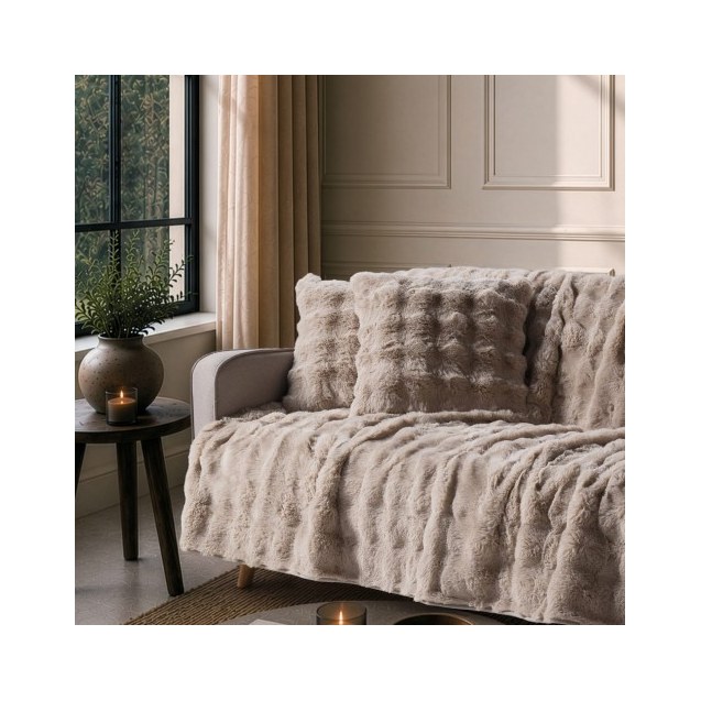 Μαξιλαροθήκη Teoran Haaland 02 Beige - 45x45cm
