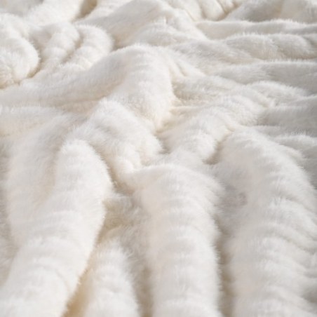 Διακοσμητικό Ριχτάρι Teoran Tiger 01 Ivory - 130 x 170 cm