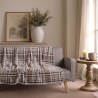 Ριχτάρι Teoran-Κουβέρτα Καναπέ Berries 02 Beige - 130 x 170 cm