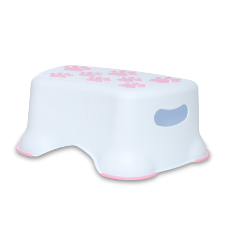 My Little Step Stool - Εκπαιδευτικό σκαλοπατάκι / Γατούλα λευκό/ροζ