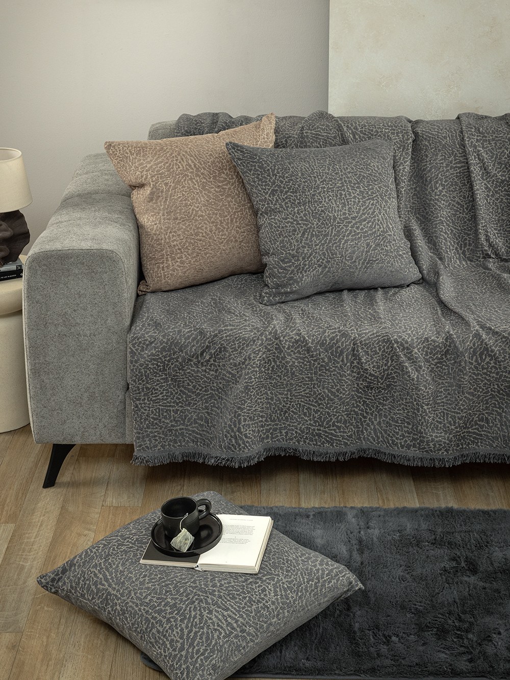 Ριχτάρια Anesis Home - ΣΗΜΑΝΤΙΚΟ: Σε περίπτωση διαφοράς τιμής από το κατάστημα ισχύει παντα και μόνο η τιμή του καταστήματος Ριχτάρι Διθέσιου Palamaiki Nara Gri 170x250