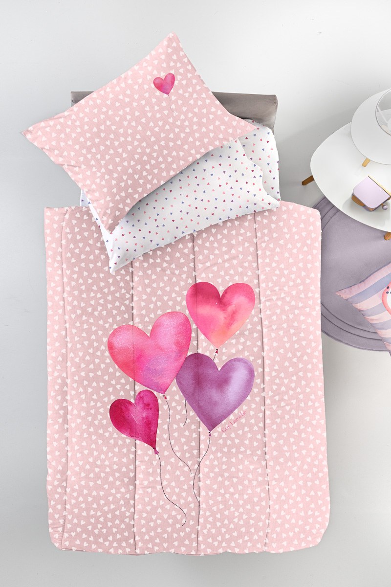 Παιδικό Πάπλωμα Μονό Guy Laroche Amore Pink 160x220