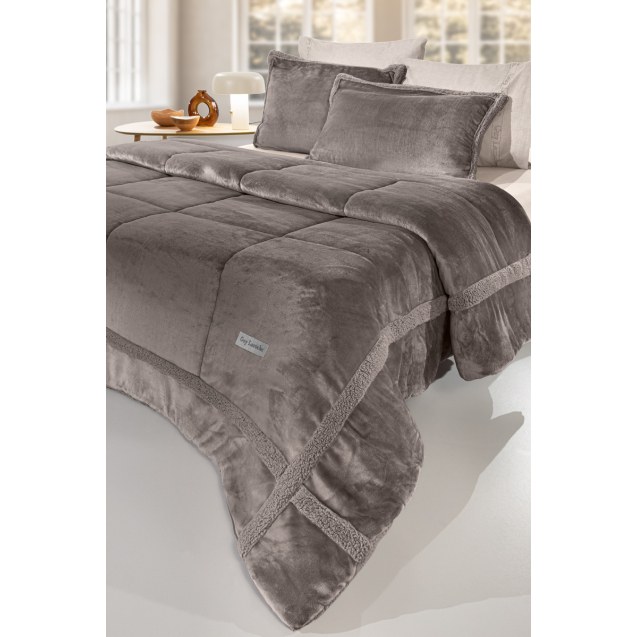 Πάπλωμα Υπέρδιπλο Guy Laroche Dario Cocoa 220x240