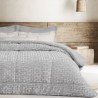 Κουβερτοπάπλωμα Μονό με Γούνα Sherpa Das Home 1392 Grey 160x220