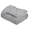 Κουβερτοπάπλωμα Υπέρδιπλο με Γούνα Sherpa Das Home 1392 Grey 220x240