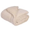 Κουβερτοπάπλωμα Μονό με Γούνα Sherpa Das Home 1394 Beige 160x220