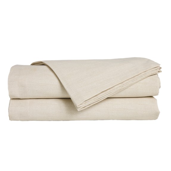 Σεντόνι King Size με Λάστιχο Das Home 5446 Beige 180x200+35