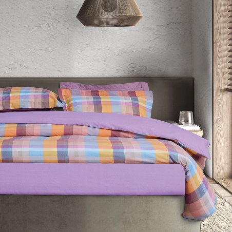 Σετ Παπλωματοθήκη Μονή 2 Τεμαχίων Das Home 5456 Multicolor 160x240