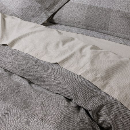Σετ Σεντόνια Μονά με Λάστιχο 3 Τεμαχίων Das Home 5458 Grey-Beige 120x200+35