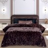 Κουβέρτα Βελουτέ Υπέρδιπλη Greenwich Polo Club 2466 Brown 220x240