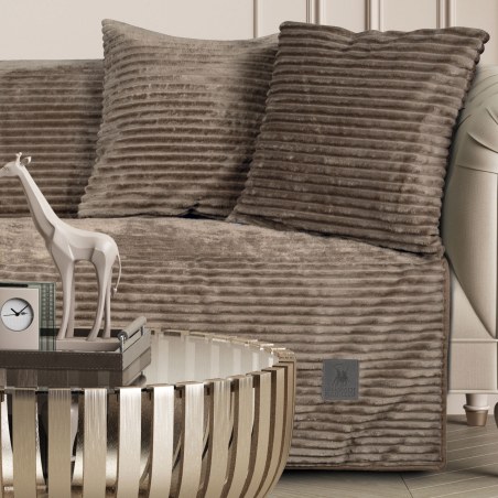 Ριχτάρι Τετραθέσιου Greenwich Polo Club 3997 Taupe 180x350