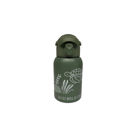 Ανοξείδωτο Μπουκάλι Θερμός In A Fast World Be A Turtle 350ml ABO