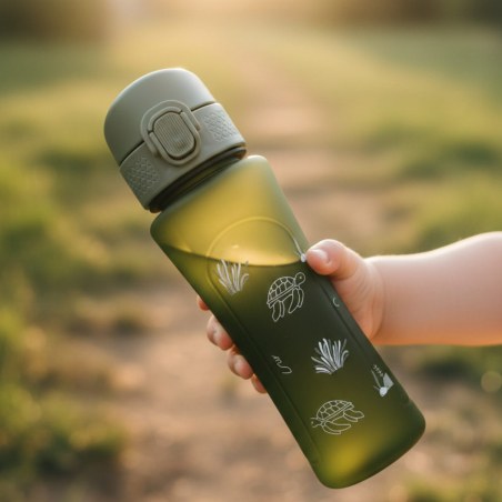 Πλαστικό Μπουκάλι Tritan In A Fast World Be A Turtle 350ml ABO