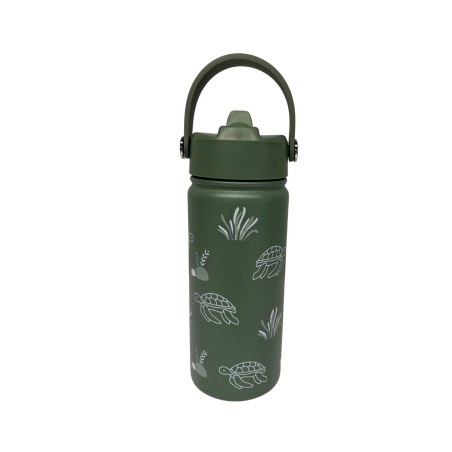 Ανοξείδωτο Μπουκάλι Θερμός In A Fast World Be A Turtle 500ml ABO