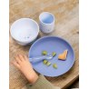 Σετ Φαγητού 4 τεμ. Αρκουδάκι Mealtime Nattou Μπλε N873093