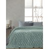 Κουβέρτα Fleece Υπέρδιπλη Palamaiki Nadine/5 Jade 220x240