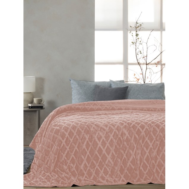 Κουβέρτα Fleece Μονή Palamaiki Nadine/5 Pink...
