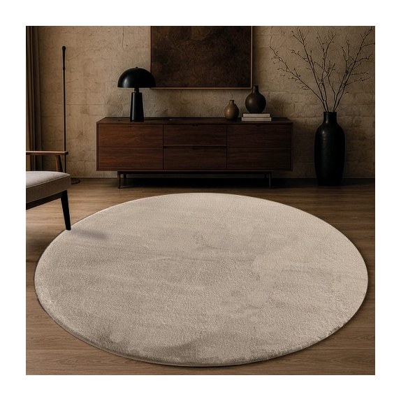 Χαλί Teoran Mellow 03 Mocca Ροτόντα - Ροτόντα Φ120 cm