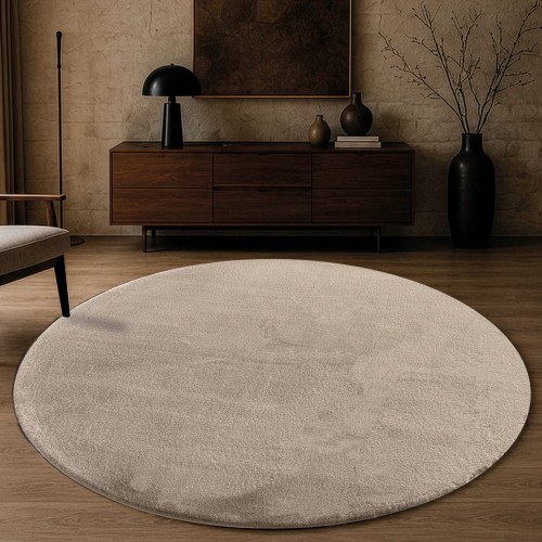 Χαλί Teoran Mellow 03 Mocca Ροτόντα - Ροτόντα Φ120 cm
