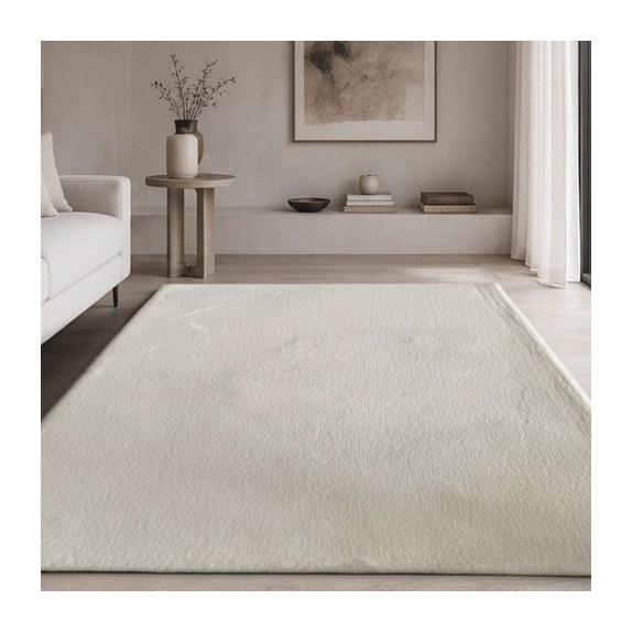 Χαλί Teoran Mellow 00 White - 160 x 230 cm