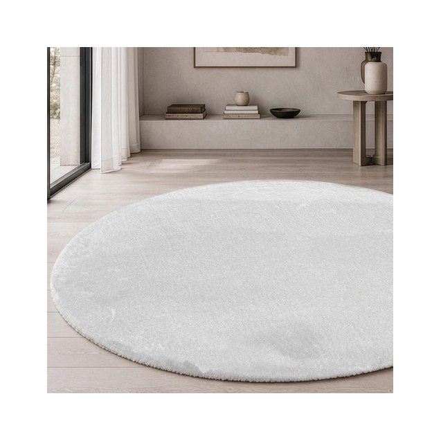 Χαλί Teoran Mellow 00 White Ροτόντα - Ροτόντα...