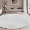 Χαλί Teoran Mellow 00 White Ροτόντα - Ροτόντα Φ160 cm