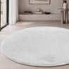 Χαλί Teoran Mellow 00 White Ροτόντα - Ροτόντα Φ120 cm