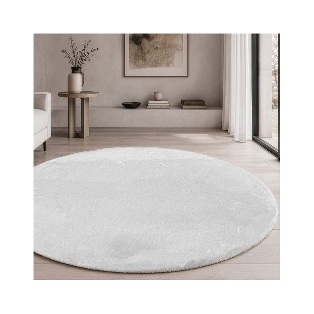 Χαλί Teoran Mellow 00 White Ροτόντα - Ροτόντα...